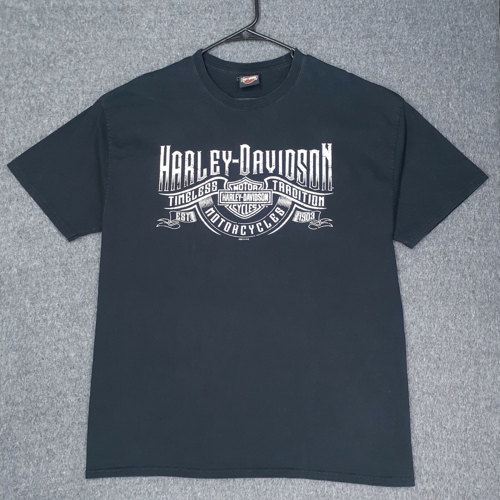 Harley Davidson T-Shirt Mens 2XL space coast palm bay FL black Biker Motercycle